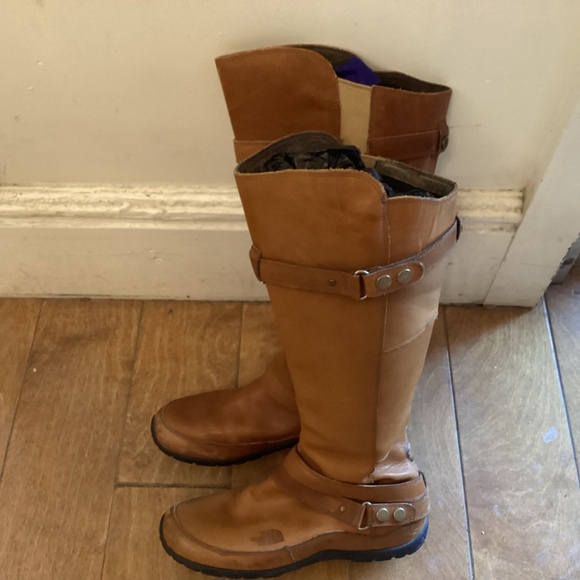 NORTH FACE leather boots size 8.5 - Picture 4 of 6